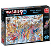 Jumbo Wasgij Mystery 22 Jigsaw Puzzle - 1,000 Pieces, Collectible, Winter Games, Multicolor, Cardboard, Model 25012