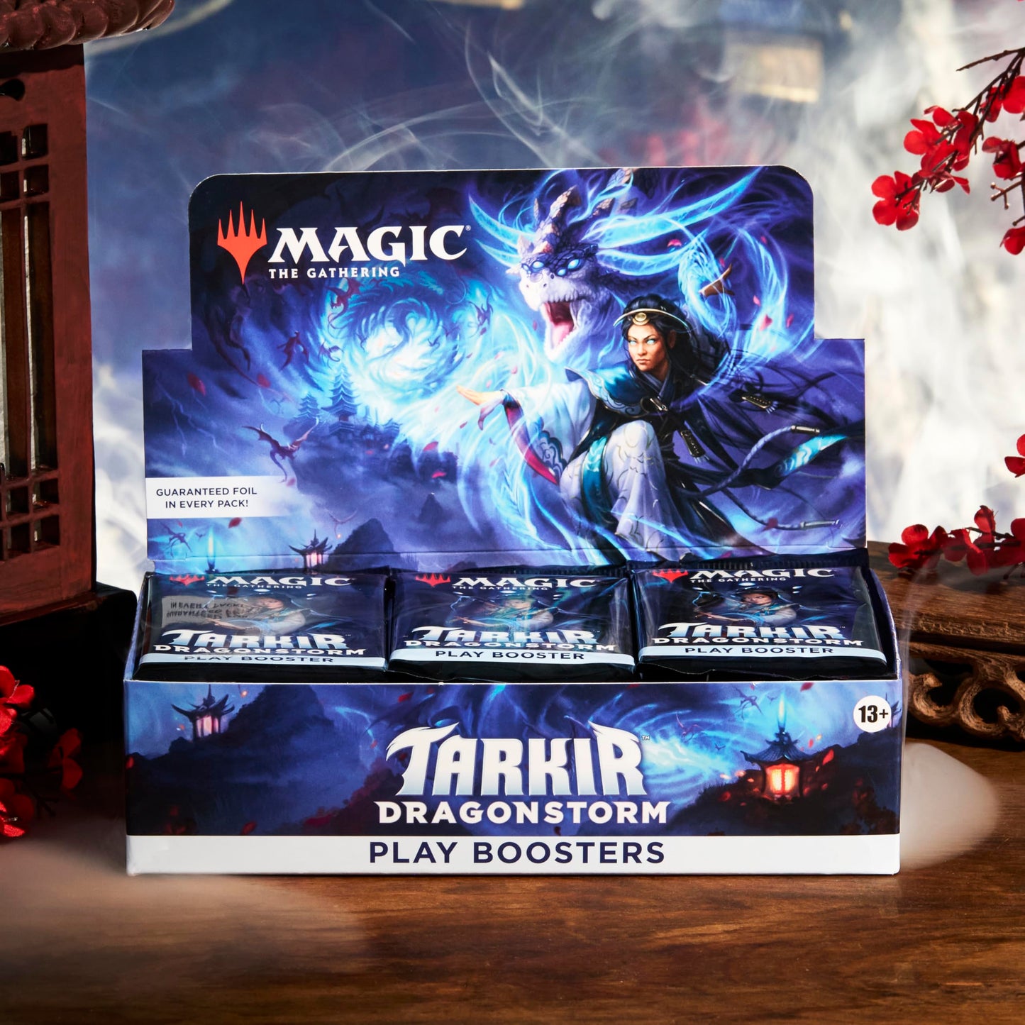Magic: The Gathering Dragonstorm Play Booster Box - Small Multicolor Cardboard Model D42730000