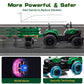 Hikiddo 24V 9Ah Ride-On Tractor For Big Kids, 400W Electric Vehicle With Remote Control - Green