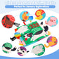 beiens Baby Crinkle Cloth Book - Touch & Feel Farm Tails, Medium, Multicolor, Soft Polyester Toy for Infants & Toddlers