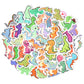 Aowplc 100 Pcs Cute Dinosaur Stickers Pack | Vinyl Stickers For Kids & Toddlers | Dinosaur Party Favors Crafts And Rewards