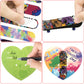 Ceiba Tree 30Pack Valentines Day Cards With Finger Skateboards For Kids Classroom Exchange Happy Valentines Day Party Favors