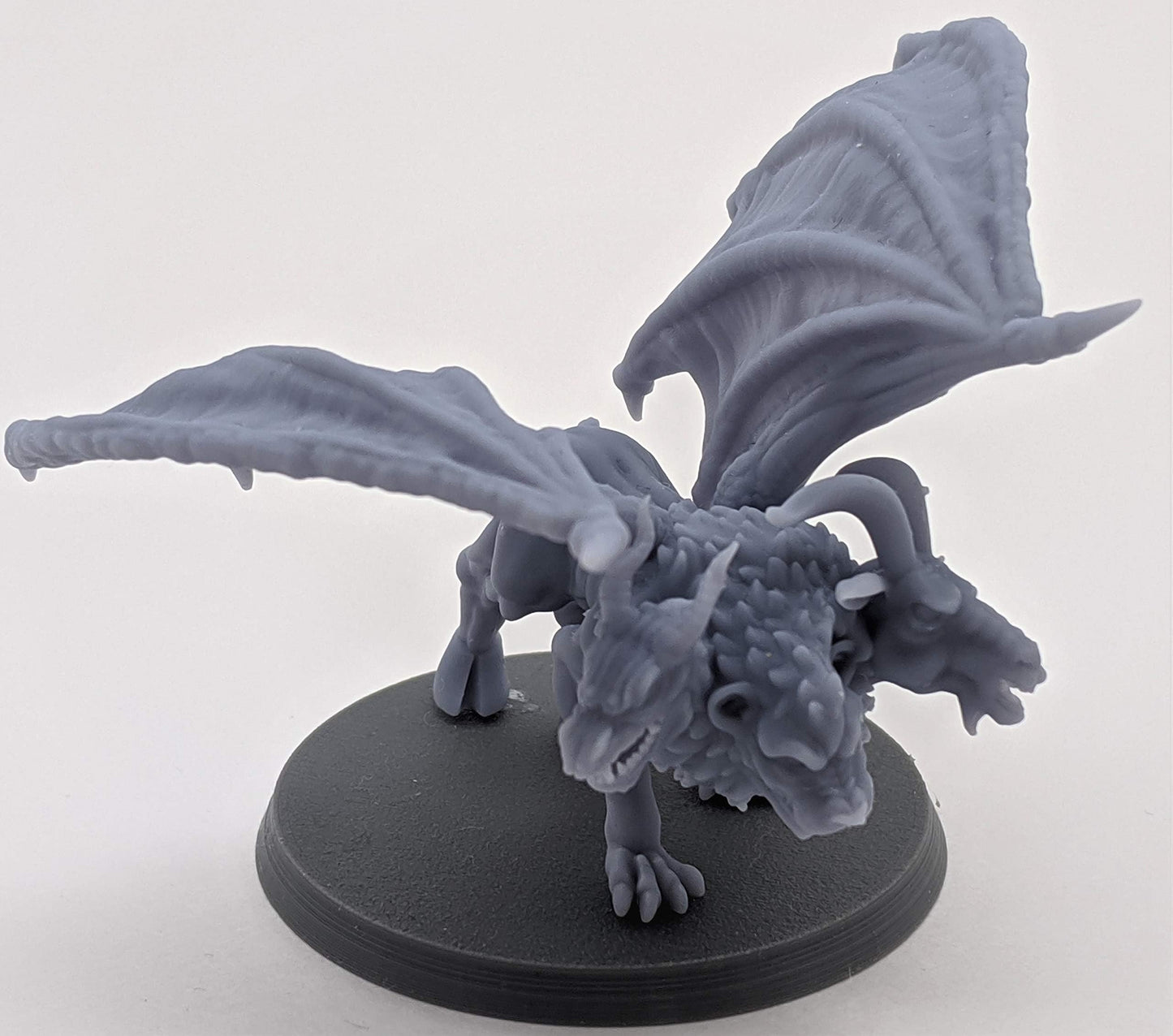 HERO Creations -Chimera- Miniature for Dungeons and Dragons - Pathfinder - Roleplaying Game-Tabletop -wargame (Gray/Unpainted)