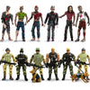 Army Men VS Zombie Action Figures  Realistic 6 Zombie Toys Playset 6 Army Toy Set with  2 Dog Figures  Halloween Decor Birthday Gift for Boys 3+ (14PCS)