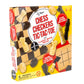 Regal Games Reversible Wooden Board for Chess, Checkers & Tic-Tac-Toe - Includes 24 Checkers & 32 Chess Pieces - 10.5 Inch Size