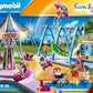 Playmobil Large County Fair Playset, Multicolor, Plastic, 51.5 x 38.5 x 12.5 cm, Model 70558