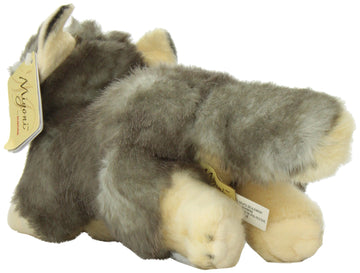 Aurora® Realistic Miyoni® Wolf Stuffed Animal - Lifelike Detail - Cherished Companionship - Gray 10.5 Inches