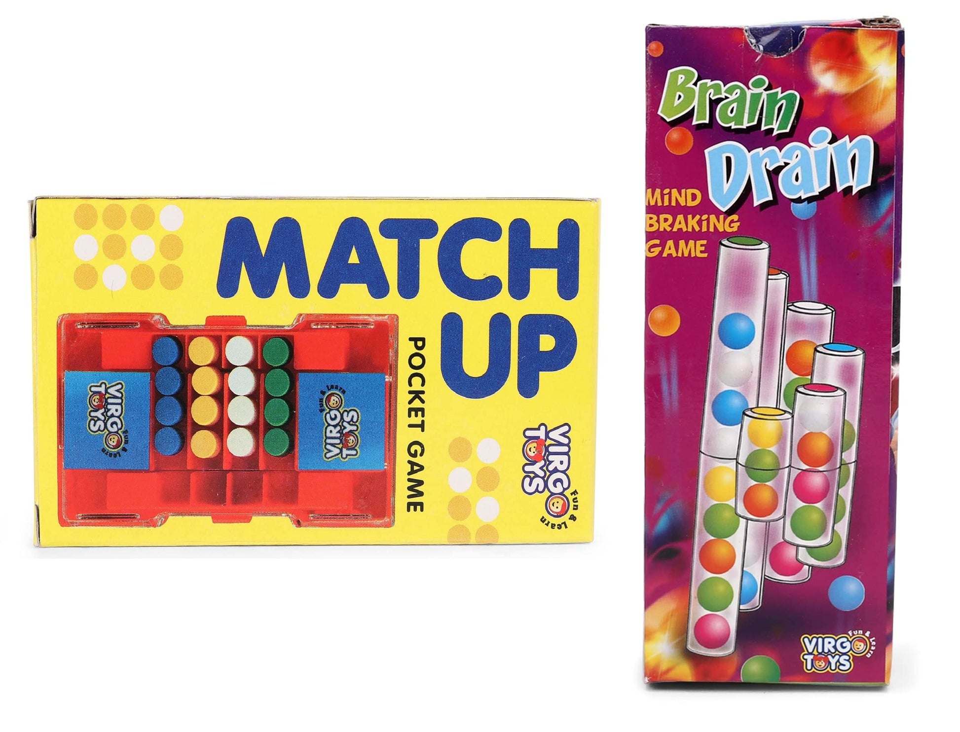 Virgo Toys Matchup & Brain Drain Puzzle (Combo Pack)