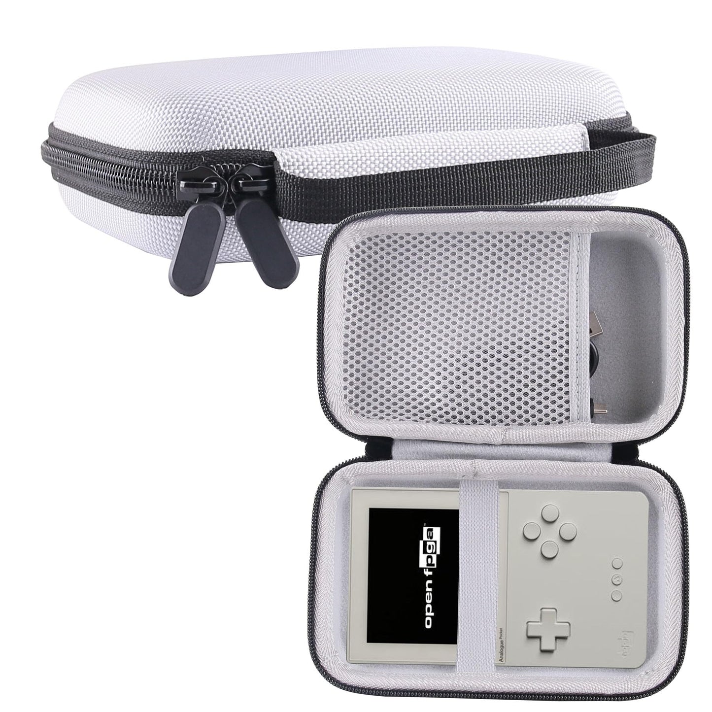 Werjia Hard Carrying Case Compatible With Rg40Xx V Handheld Game Console Rg 40Xxv,Analogue Pocket Handheld Game Console (Case Only) (Grey)