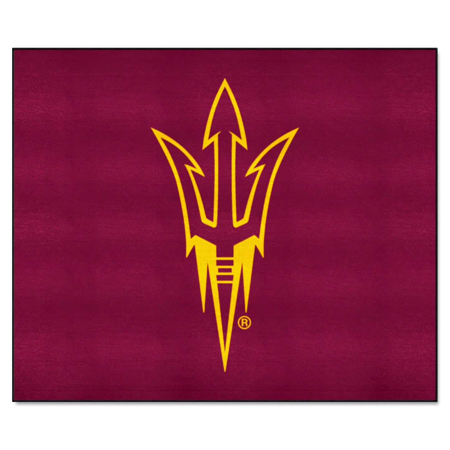 FANMATS 17141 Arizona State Sun Devils Tailgater Rug - 5ft. x 6ft. Sports Fan Area Rug, Home Decor Rug and Tailgating Mat - Maro