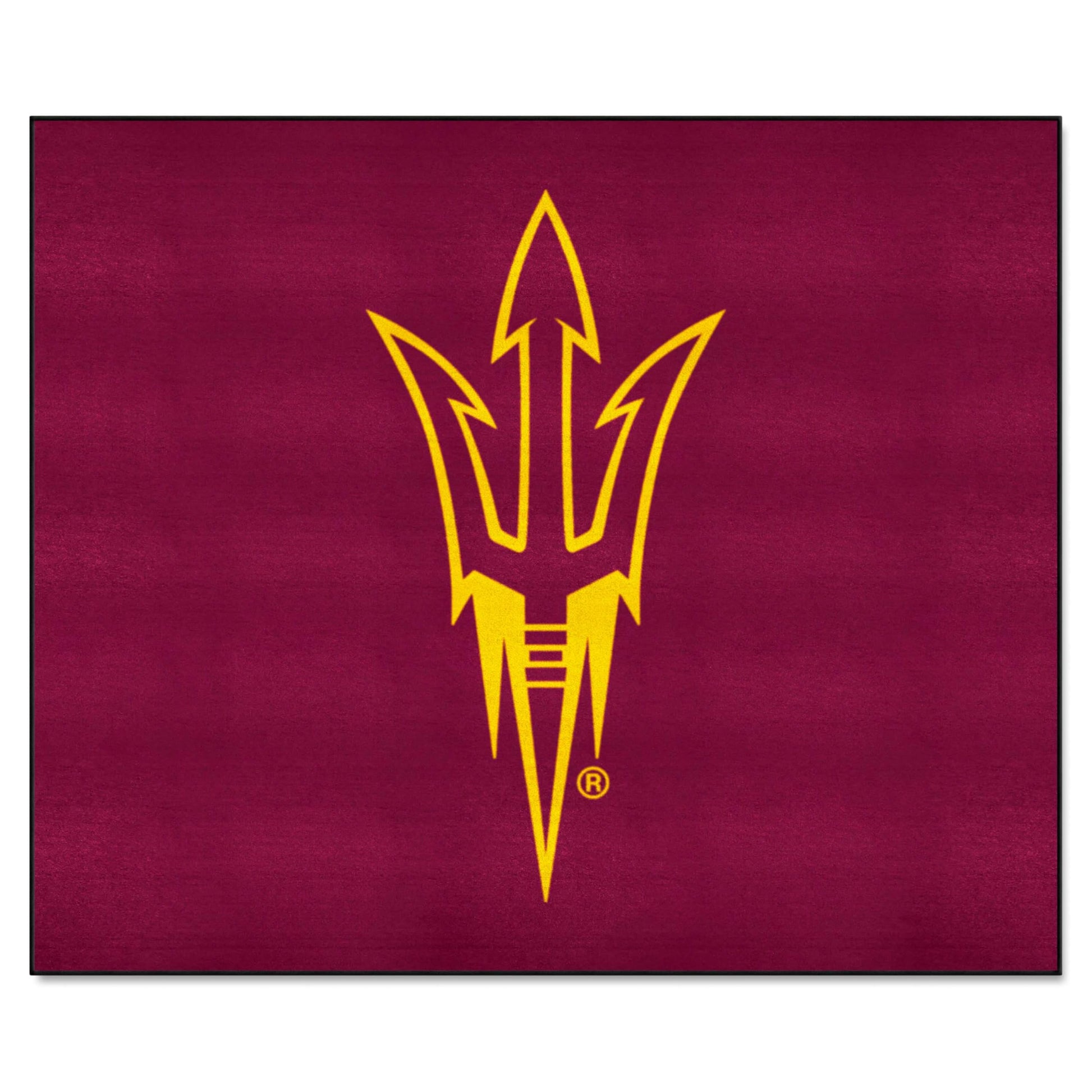FANMATS 17141 Arizona State Sun Devils Tailgater Rug - 5ft. x 6ft. Sports Fan Area Rug, Home Decor Rug and Tailgating Mat - Maro