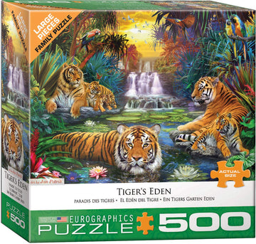 Eurographics 8500-5457 Tiger'S Eden By Jan Patrik 500Piece Puzzle