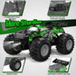 Hielse Remote Control Car, All-Terrain Remote Control Car for Boys, Rechargeable Rc Truck with LED, 1:20, 10KM/H, 2 Motors, 2.4G