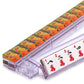 Yellow Mountain Imports Modern Mahjong Racks - Clear Acrylic - Set of 4 - 17.6 inches - Model NB-MP004-A
