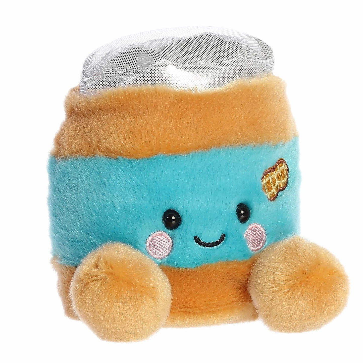 Aurora® Palm Pals™ Petey Peanut Butter™ Stuffed Animal, Brown, 4.5 Inches, Small, Polyester, Ideal for Kids & Collectors