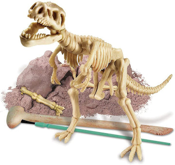 4M Kidzlabs Dig A Dino Tyrannosaurus Rex, Paleontology Skeleton Fossil Dinosaur Discovery - Stem Toys Educational Gift For Kids & Teens, Girls & Boys