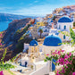 Beduke Jigsaw Puzzles For Adults 1000 Pieces Thick Sturdy Precise Interlocking Santorini Greece 1000 Piece Puzzle Age 14+ Family