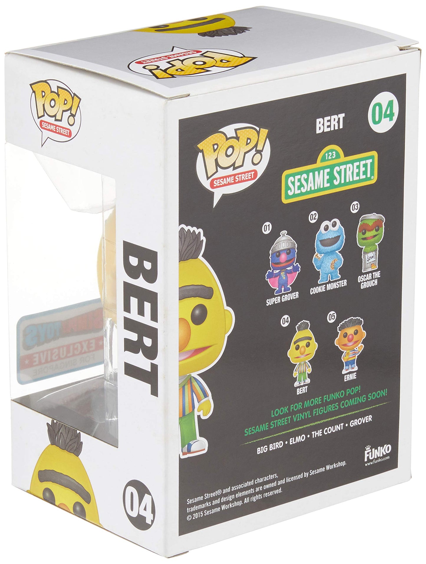 Barnes & Noble Exclusive Flocked Bert Funko Pop