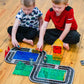 Igivi Magnetic Tiles Road Expansion Pack, Stem Magnet Building Blocks For Toddler Kids Toys, Montessori Educational Toys For 3+ Year Old Boys & Girls, Creative Easter Toy Gifts