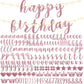 Taobary 167 Pcs Diy Banner Kit Glitter Customizable Birthday Banner Glitter Make Your Own Banner Kit 162 Letters Symbols And Num
