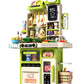 33.8IN - 70PCS Kids Kitchen Playset with Sound & Light - Cooking Stove with Steam, Play Sink and Toy Kitchen Accessories - Prete