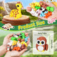 24Pcs Mini 3D Printed Animals Set Easter Basket Stuffers Animals Figurines Set Articulated Flexible Toy Tiny Animals Figurines Exquisite Cute Pocket Pets Toy 3D Printed Miniature Figurines Easter Egg Fillers
