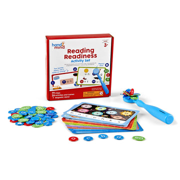hand2mind Magnetic Wands & Chip Set - Reading Readiness, CVC Spelling Toys for Kids, Learn Letters, Multicolored, Kindergarten Educational Manipulatives