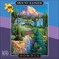 Buffalo Games 300 Piece Jigsaw Puzzle - Mount Rainier - Multicolor - Challenging Paper Puzzle for Adults, Finished Size 21.25 x 15.00
