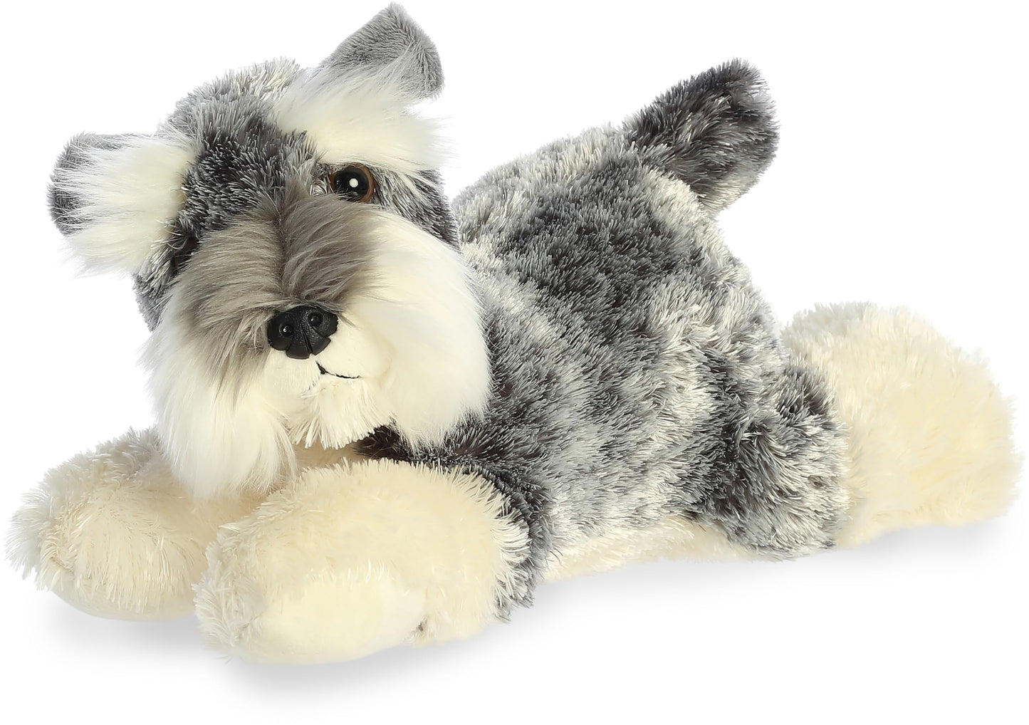 Aurora® Adorable Flopsie™ Ludwig™ Stuffed Animal - Playful Ease - Timeless Companions - Gray 12 Inches
