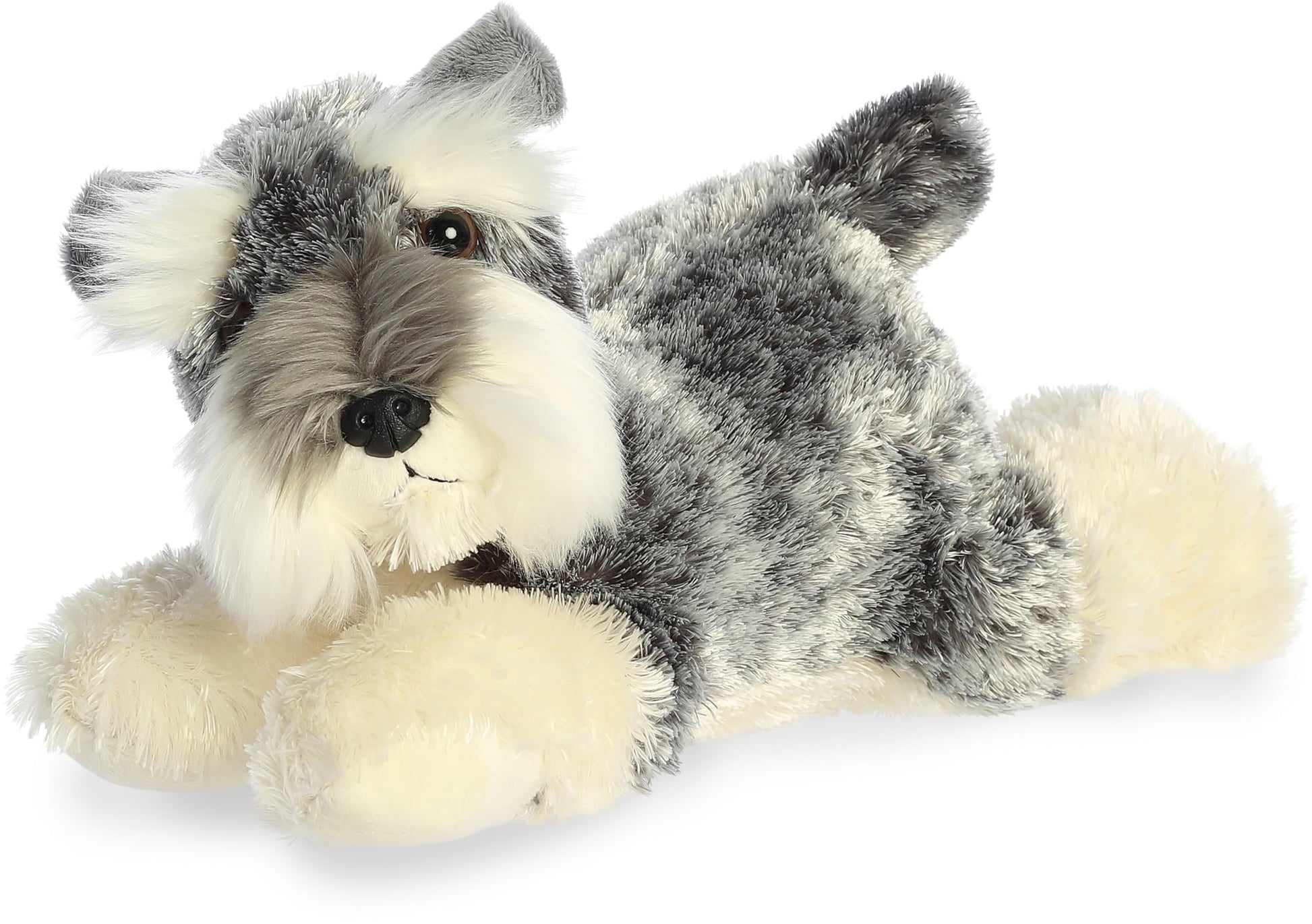 Aurora® Adorable Flopsie™ Ludwig™ Stuffed Animal - Playful Ease - Timeless Companions - Gray 12 Inches