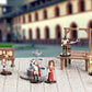 Townsfolk Mini Fantasy Figures - Nobility Class - 8Pc Hand-Painted Non Player Character Npc Miniatures - 1' Hex-Sized Compatible W Dnd Dungeons Dragons, Pathfinder Rpg Tabletop Games