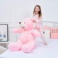 IKASA Giant Teddy Bear Plush Toy, 39 inches, Pink, Polyester, Model 6636523