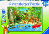 Ravensburger Woodland Friends 200 Piece Jigsaw Puzzle - Unique Piece Design, Enhances Concentration & Creativity, Model 12740