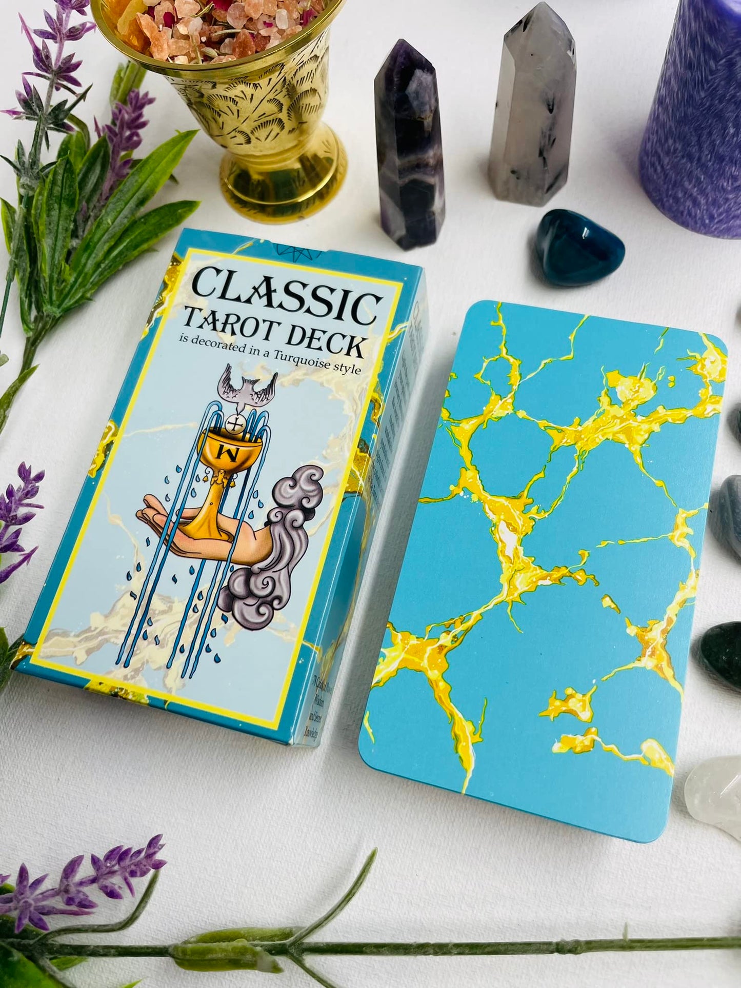 SUNSTELO Tarot Cards with Guide Book - Remastered Original Design Tarot Deck for Beginners and Professional - Fortune Telling Ca