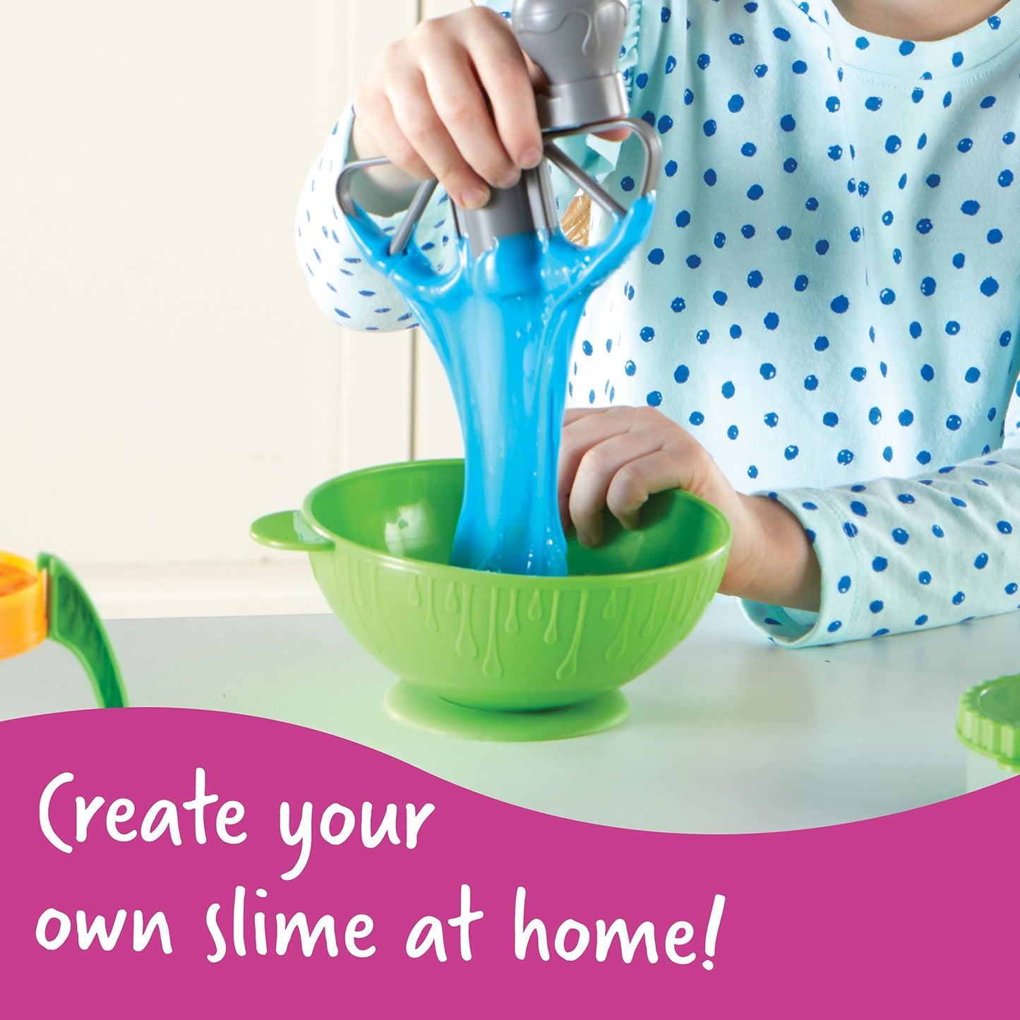 Learning Resources Yuckology Slime Science Set,Early Science Skills, Diy Slime, Stem Skills, Measurement, Color Mixing, Ages 4+