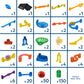 Glow In The Dark 250 Piece Marble Run –  Construction Set