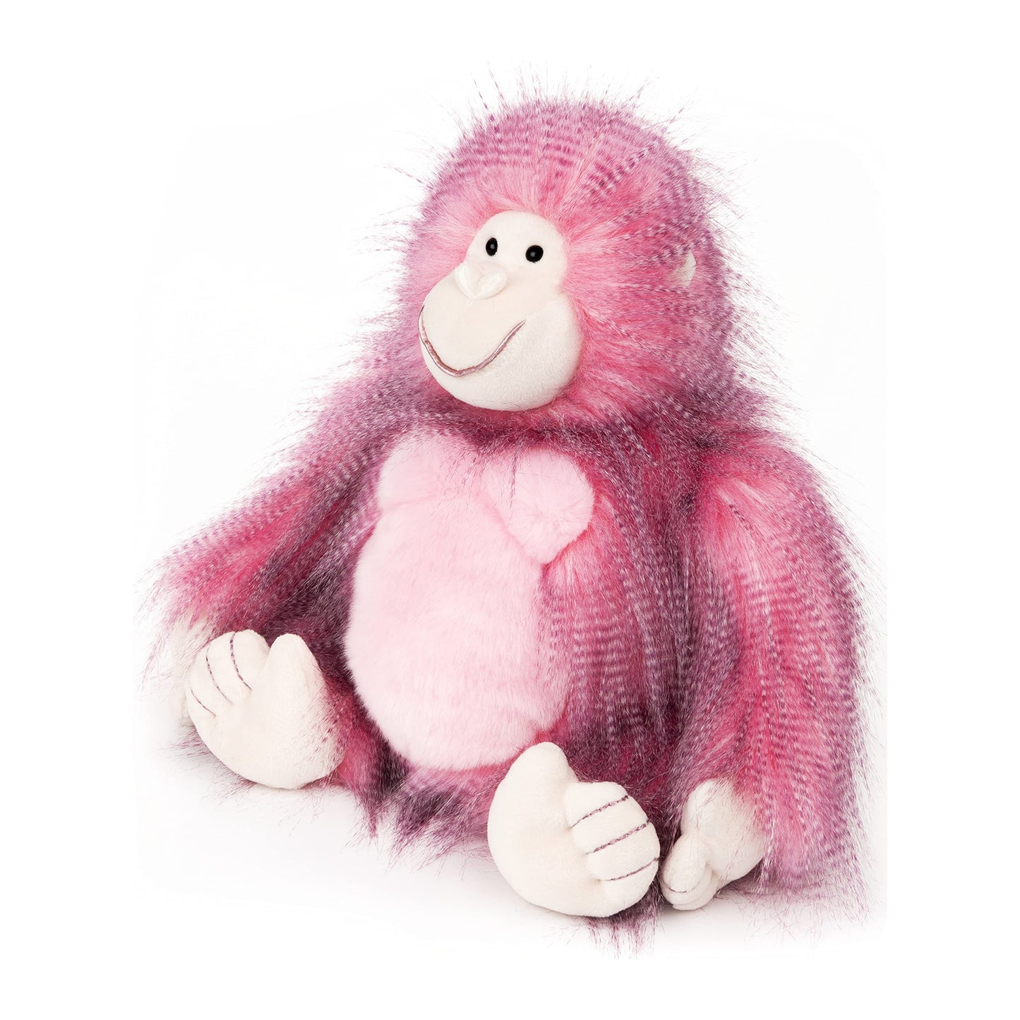 GUND Ramona Gorilla Plush Monkey Stuffed Animal, 11.5", Pink, High Quality Materials, Ages 1 and Up, Model 6058955