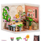Rolife Super Creator Kits Fresh Flower Shop  Tiny House Building Blocks for Little Dolls  DIY Plastic Mini House Model Building Kits for Teens Aged 14+  DIY Crafts/Hobbies for mature-themed(Fresh Flower Shop)