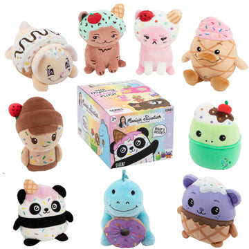 Moriah Elizabeth 6    Mini Mystery Plush - Series 2; 9 Pack Bundle; Youtube Craft Channel, Blind Box, Official Merch