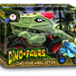 Aeromax Dino-Faur Pull Back Dinosaur Truck, Green with Red Accent