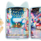 Na Na Na Surprise Mini Backpack Series 2 Khloe Kitty Fashion Doll, Fuzzy White Kitty Backpack, Gift for Kids, Ages 4 5 6 7 8+ Ye