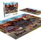 Buffalo Games 1000 Piece Jigsaw Puzzle - Charles Wysocki Valley Farm Street - Multicolor - Finished Size 26.75 x 19.75