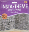 Stone Wall Plastic Backdrop