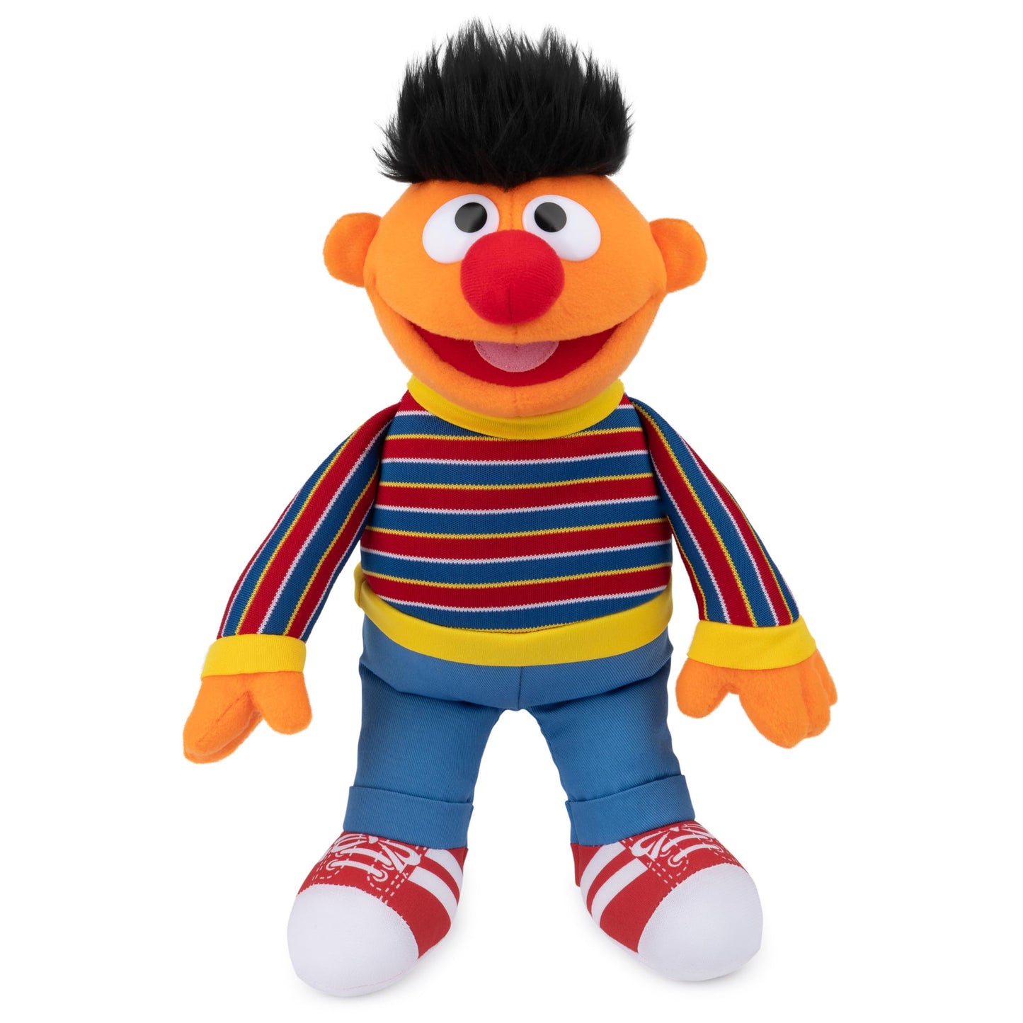 GUND Ernie Muppet Plush Toy, 13.5” Orange, High Quality Materials, Ages 1+, Model 6047455