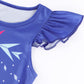 Sukyfecde Princess Costume Dress For Toddler Girls Halloween Cosplay Birthday Dress Up Role Play Outfits 9-10 Years Dark Blue