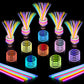 GemPrime 100 Pcs Glow Sticks Bulk Party Pack - 8    Glow in the Dark Party Supplies & Party Favors Pack for Glow Bracelets & Glo