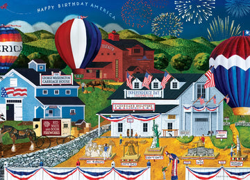 Masterpieces 1000 Piece Jigsaw Puzzle For Adults, Family, Or Youth - Stars And Stripes - 19.25'X26.75'