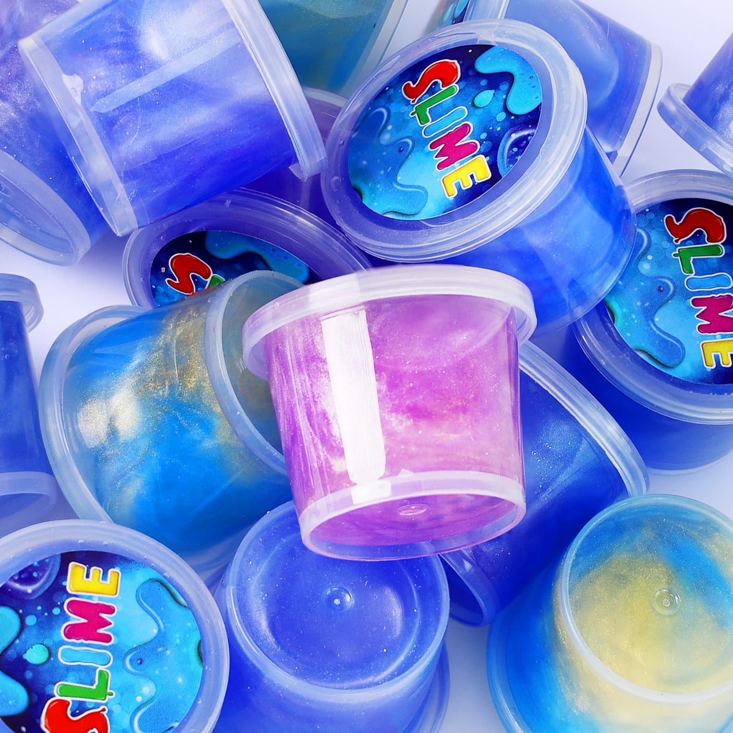 Yopinsand 15 Pack Galaxy Slime Kit, Slime Party Favors For Kids, Stretchy & Non-Sticky Slime Pack, Slime Toy For Boys Girls 5-12