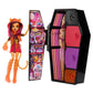 Monster High Skulltimate Secrets Neon Frights Doll & Accessories, Toralei Stripe With Dress-Up Locker & 19+ Surprises