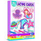 Krafun Beginner Mermaid Lacing Card Kit For Kids Arts & Crafts, 5 Easy Mermaid, Animal Lacing Projects, Lacing Cards For Toddlers, Fine Motor Preschool Skills Toys